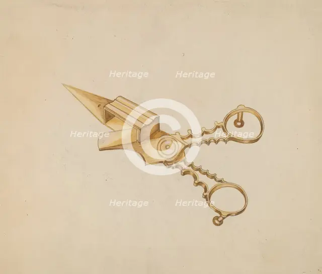 Snuffer, c. 1936. Creator: Hester Duany.