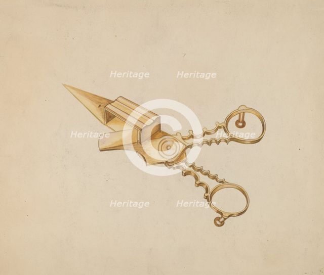 Snuffer, c. 1936. Creator: Hester Duany.