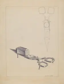 Snuffer, c. 1936. Creator: Hester Duany