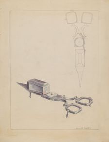 Snuffer, c. 1936. Creator: Hester Duany