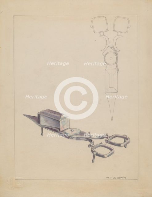 Snuffer, c. 1936. Creator: Hester Duany.