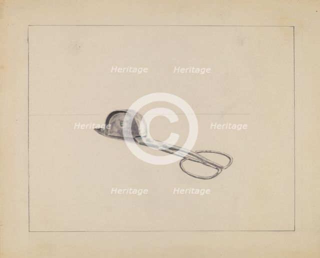 Snuffer, c. 1936. Creator: Hester Duany.