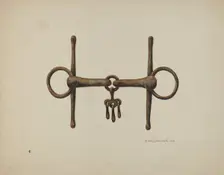 Snaffle Bit, 1938. Creator: Ethel Dougan