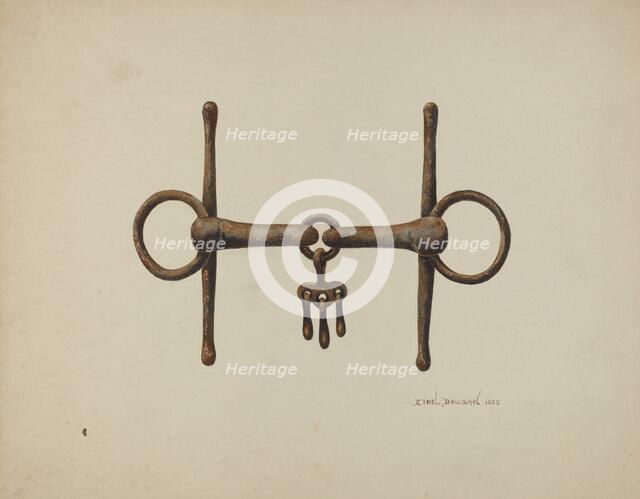 Snaffle Bit, 1938. Creator: Ethel Dougan.