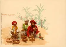 Snake Charmer 1899. Creator: Raja Ravi Varma