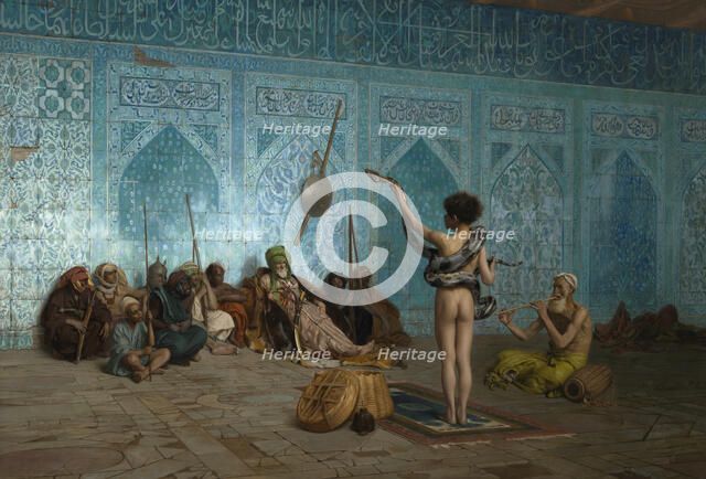 Snake Charmer, c1879. Creator: Jean-Leon Gerome.