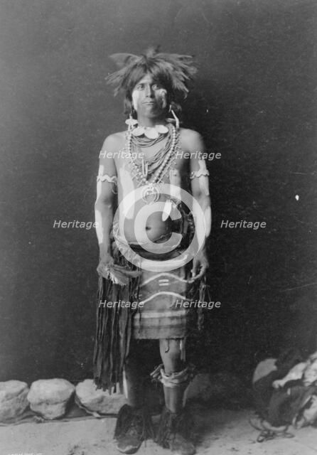 Snake dancer in costume, c1900. Creator: Edward Sheriff Curtis.