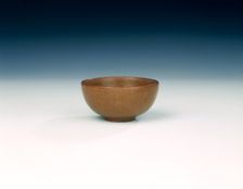 Snake skin glazed bowl, Qing dynasty, China, 18th century. Creator: Unknown