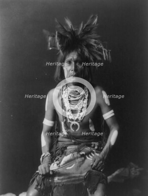 Snake priest, c1900. Creator: Edward Sheriff Curtis.
