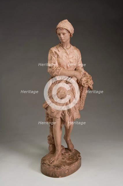 Snail Fishergirl from Puys, 1872. Creator: Jean-Baptiste Carpeaux.