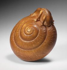Snail, Late 18th-early 19th century. Creators: Unknown, Seiyodo Tomiharu