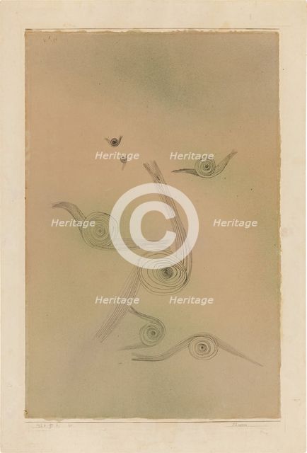 Snails, 1926. Creator: Paul Klee.