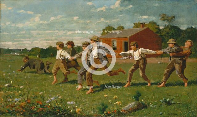 Snap the Whip, 1872. Creator: Winslow Homer.