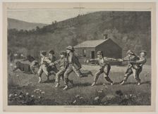 "Snap-the-Whip", 1873. Creator: Winslow Homer (American, 1836-1910)