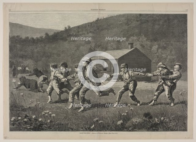 "Snap-the-Whip", 1873. Creator: Winslow Homer (American, 1836-1910).
