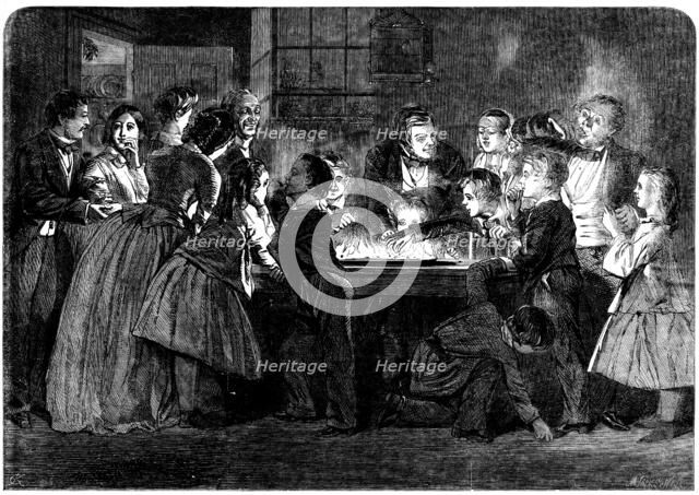 Snapdragon - drawn by C. Keene, 1858. Creator: Unknown.