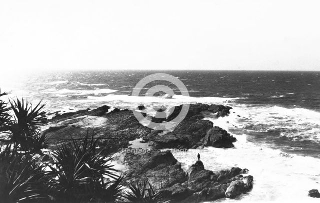 Snapper Rocks, Coolongatta, Gold Coast, 1925. Creator: Jack Bain.