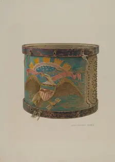 Snare Drum, c. 1940. Creator: Rose Campbell-Gerke