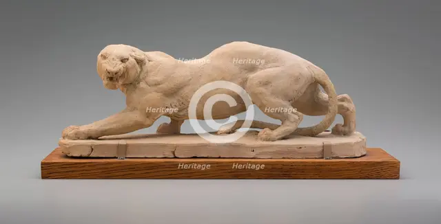 Snarling Jaguar, between 1831 and 1832. Creator: Antoine-Louis Barye.
