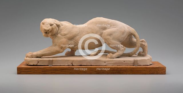 Snarling Jaguar, between 1831 and 1832. Creator: Antoine-Louis Barye.