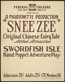 Snee Zee, New York, 1936. Creator: Unknown