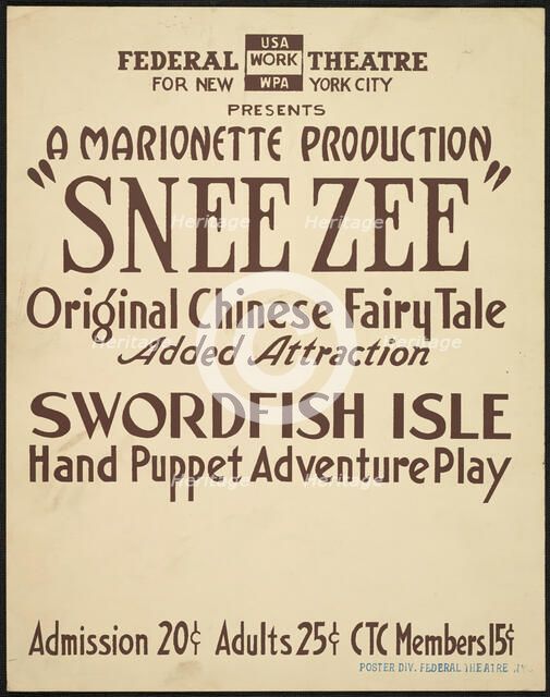 Snee Zee, New York, 1936. Creator: Unknown.