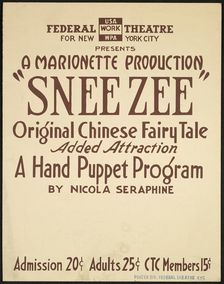 Snee Zee, New York, 1936. Creator: Unknown