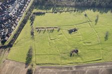 Snelshall Benedictine Priory, a moated priory site and fishponds, Whaddon, Buckinghamshire, 2018. Creator: Damian Grady