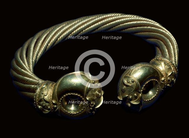 Snettisham Great Torc, Iron Age, c75 BC. Artist: Unknown