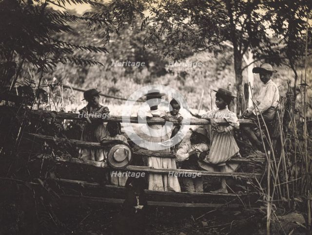 Snicker's Gap. Watching the stage go by, between 1900 and 1901. Creator: Frances Benjamin Johnston.