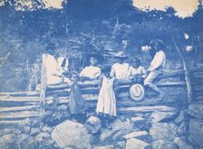 Snicker's Gap. Watching the stage go by, between 1900 and 1901. Creator: Frances Benjamin Johnston