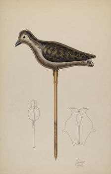 Snipe Decoy, 1941. Creator: Lawrence Flynn