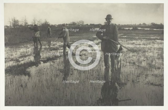 Snipe-Shooting, 1886. Creator: Peter Henry Emerson.
