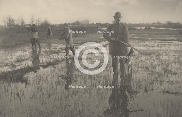Snipe-Shooting, 1886. Creators: Dr Peter Henry Emerson, Thomas Frederick Goodall.