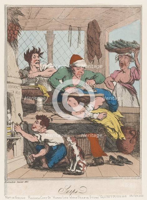Snips, 1815., 1815. Creator: Thomas Rowlandson.