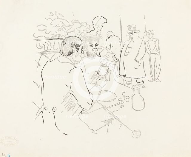 Snobism, 1895. Creator: Henri de Toulouse-Lautrec.