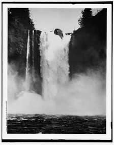 Snoqualmie Falls, Washington, between 1890 and 1901. Creator: Unknown