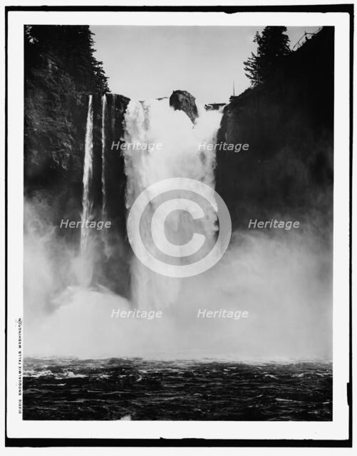 Snoqualmie Falls, Washington, between 1890 and 1901. Creator: Unknown.