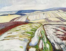 Snowmelt near Elgersburg, 1906