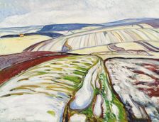 Snowmelt near Elgersburg, 1906
