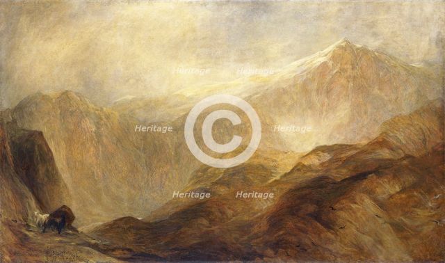 'Snowdon', 1848-1912. Creator: Henry Clarence Whaite.