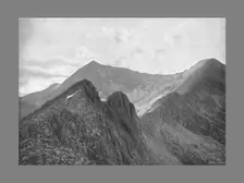 Snowdon and Crib-Goch, c1900. Artist: I Slater