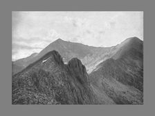 Snowdon and Crib-Goch, c1900. Artist: I Slater