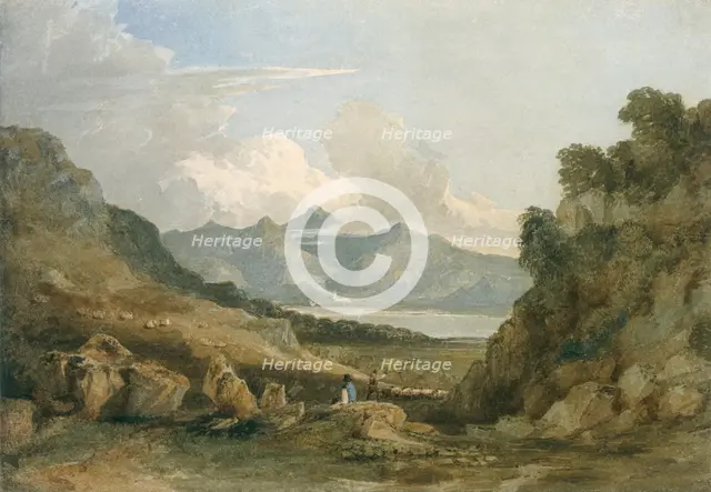 Snowdon, c1810. Creator: David Cox the Elder.