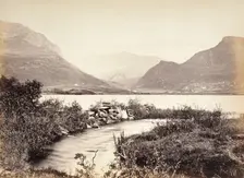 Snowdon, From Nantlle Lakes (583), Printed 1860 circa. Creator: Francis Bedford