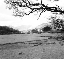 Snowdon from Capel Curig, Snowdonia, Wales, c1955. Creator: Arthur Charles Kirby Ware