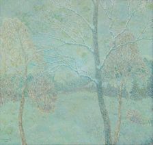 Snowfall, 1928. Creator: William Henry Singer