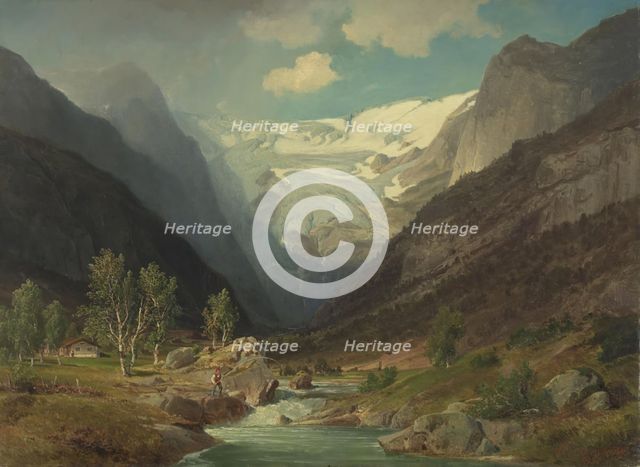 Snowfield, 1851. Creator: J. F. Eckersberg.