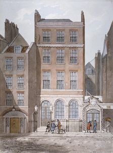 Snow's Banking House and Twining's tea merchants, Strand, Westminster, London, c1810. Artist: George Shepherd