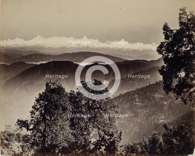 Snows from Nynee Jal, between 1860 and 1880. Creator: John Edward Saché.